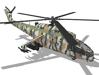 超精细<em>直升机</em>模型 Helicopter(28)